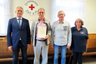 Martin Breig und Manfred Brosemer für 100-mal Blutspenden geehrt