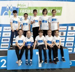 Gemischte Mannschaft U10/U12 beim Kinderleichtathletik-Cup