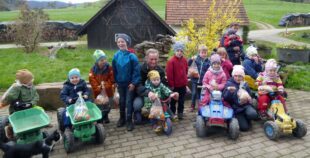 Viele Ostertüten und ein Fuhrpark an Kinderfahrzeugen entdeckt