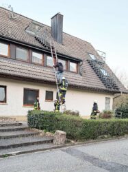 Vorbildliche Feuerwehrprobe im Lebenshilfe-Wohnhaus