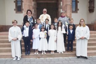 Zehn Kinder feierten gestern in Nordrach das Fest der Erstkommunion