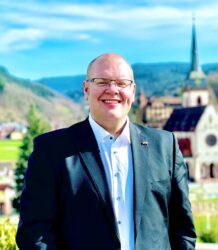 Bürgermeister Carsten Erhardt will um jede Stimme werben