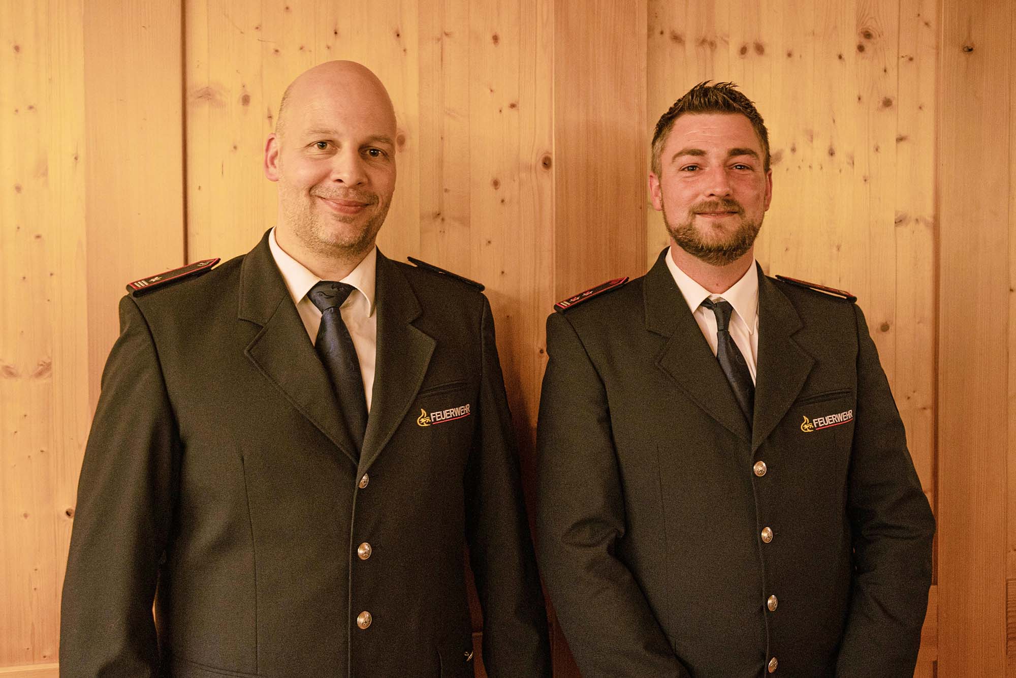 2023-5-8-BI-Patrik Dreilich-Feuerwehr Hauptversammlung BeförderungOberlöschmeister_PatrikDreilich-PirminHuber