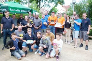 2023-7-5-ZE-UE-Reinhard Berger-Feuerwehrfest-Siegerehrung alle Mannschaften