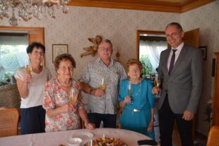 Großer Bahnhof für Heilpraktikerin Berta Breig