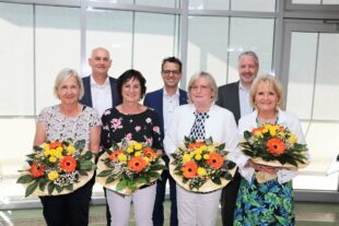 Volksbank Lahr verabschiedet  vier Mitarbeiterinnen in den Ruhestand