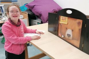 2023-11-29-BI-Wiebke Fix-Vorlese-Aktion in Kita St. Barbara-Inklusive Vorleseaktion