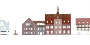Historisches Zeller Rathaus erhält eine dunkelrote Fassadenfarbe