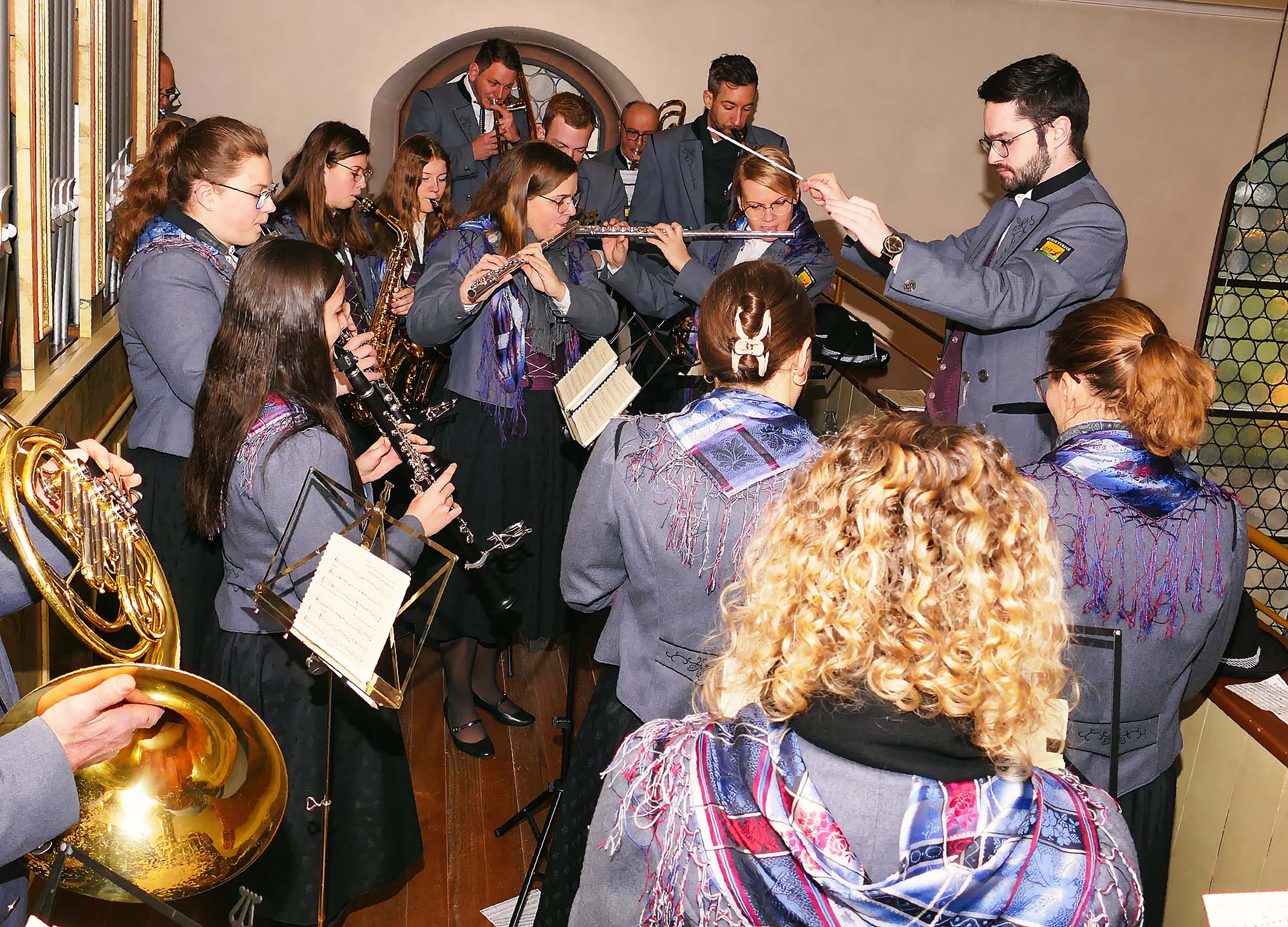 2023-12-13-ZE-UE-Huber-Patrozinium-Nikolauslied in der Nikolauskirche Unterentersbach 2023