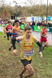 Lukas Ehrle in der erweiterten europäischen Spitze im Crosslauf