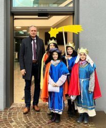 Sternsinger im Zeller Rathaus