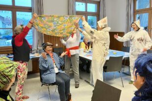 2024-2-14-BI-Andrea Mäntele-Närrische Kaffeestunde-Programmpunkt Maler