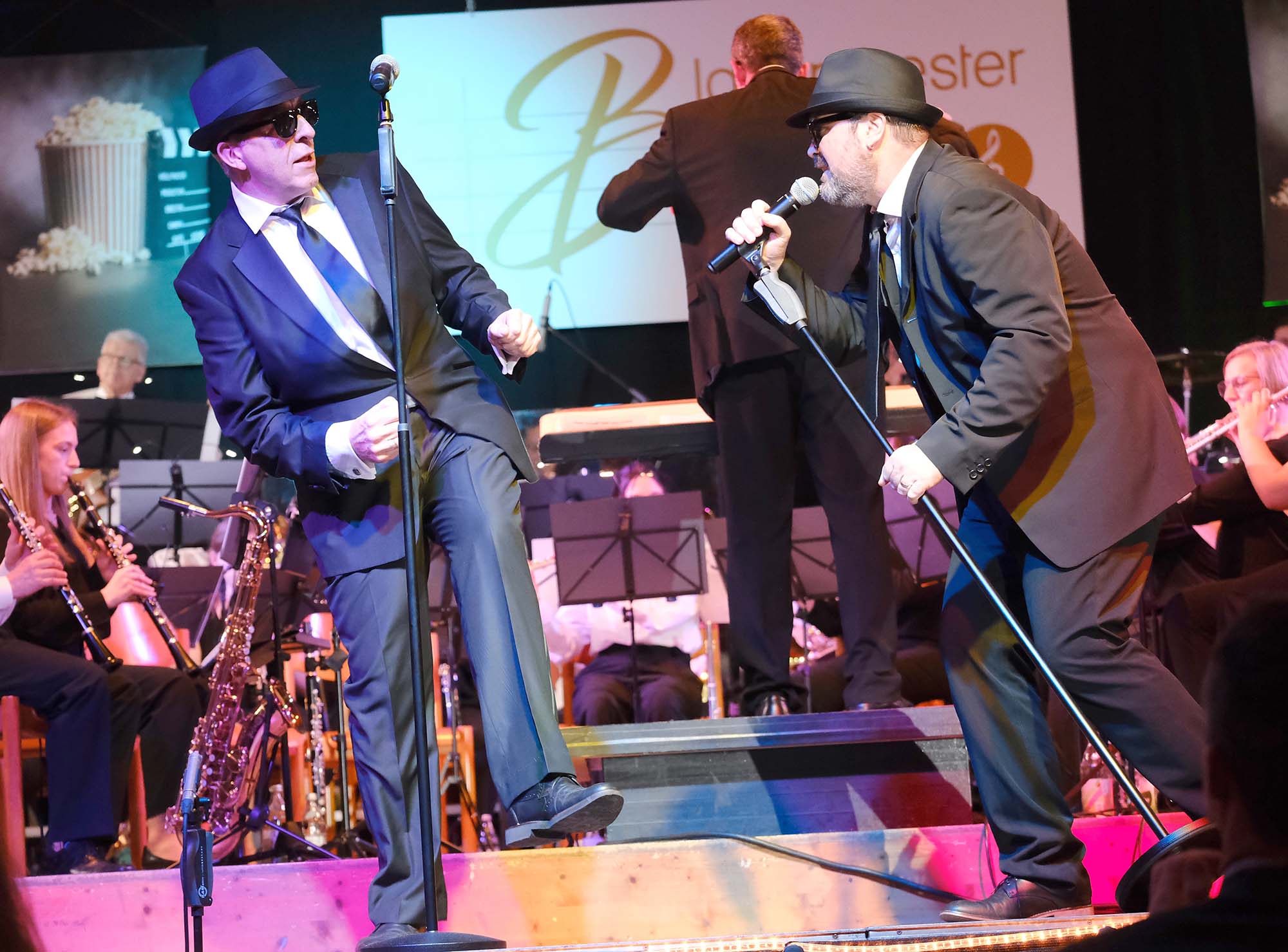 2024-3-18-BI-vo-Frühjahrskonzert Blasorchester Biberach Film ab Orchester Blues BrothersXT4V7154