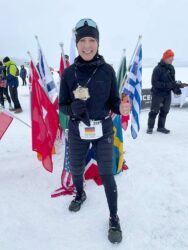 Katja Bosnjak beim Frozen Lake Marathon