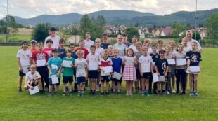 Strahlende Gesichter bei der E-Jugend