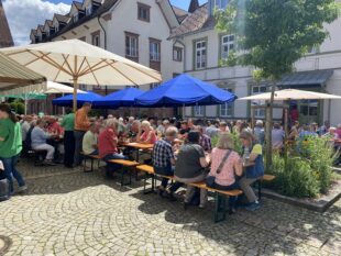 Beste Stimmung beim Sommerfest der Stadtkapelle