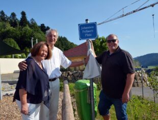 Kinder und die Gemeinde Nordrach freuen sich