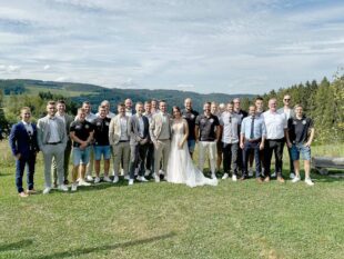 SVO gratulierte Tamara und Marcel Lehmann zur Hochzeit