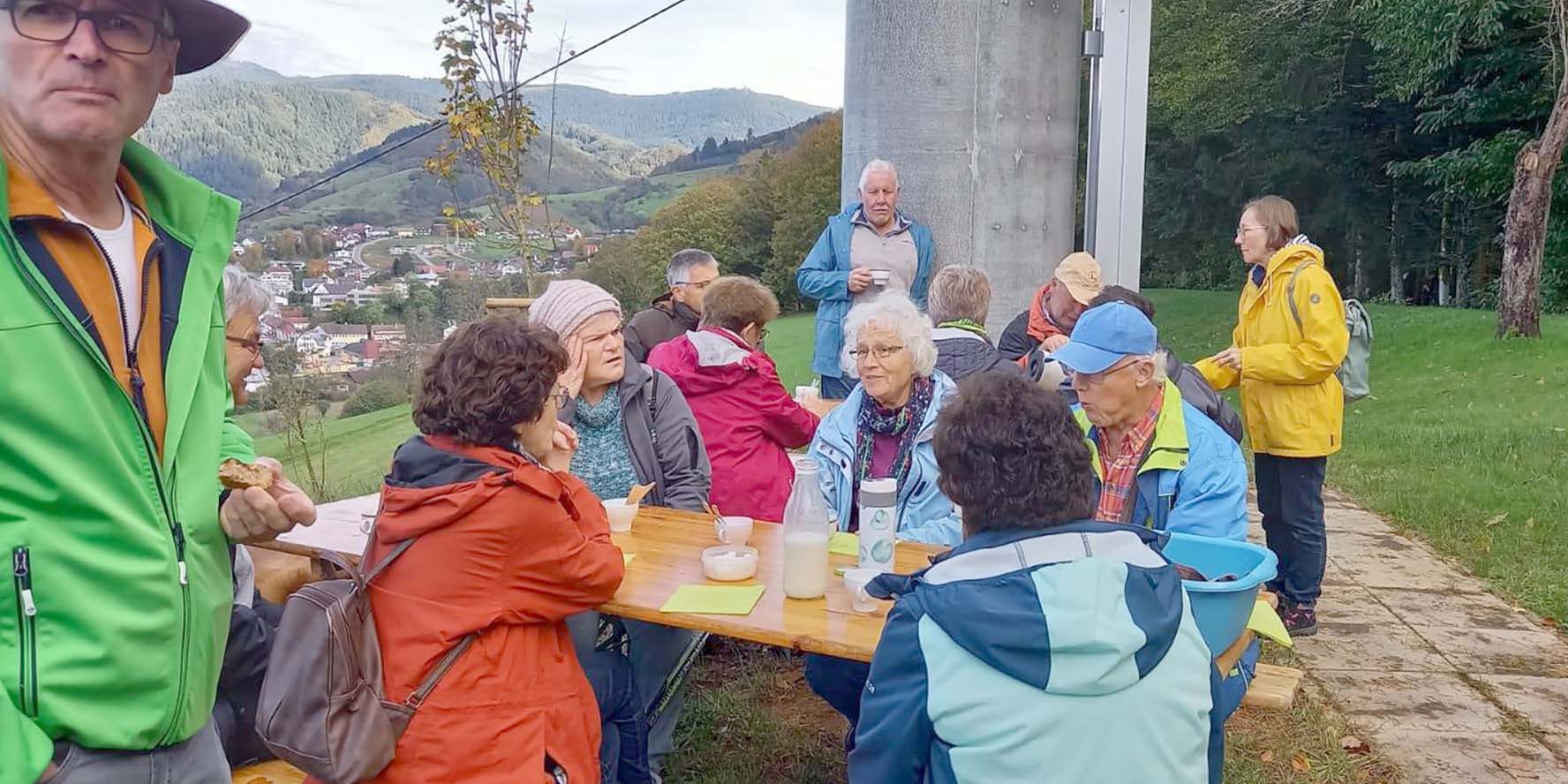 Vatertagshock am Pfarrheim,