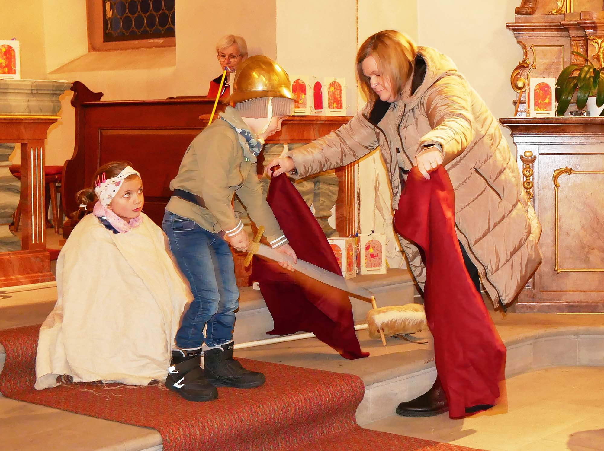 2024-11-15-ZE-UE-Martin Huber St Martin-01 St. Martin teilt den Mantel für den Bettler