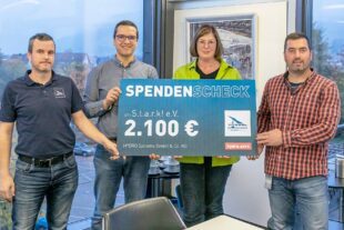 2024-11-20-BI-HYDRO Systems GmbH unterstützt S.t.a.r.k! e.V. mit Tombola-Erlös-Spendenübergabe