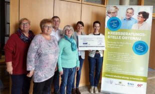 Enten schwimmen für Krebspatienten