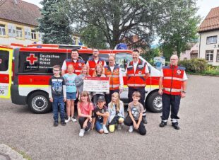 Zeller Kommunionkinder  unterstützen die „Helfer vor Ort“