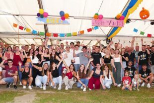 2025-8-11-ZE-UE-Martin Huber-Musikverein Unterentersbach Nach einer Woche Zeltaufbau sind alle Startklar