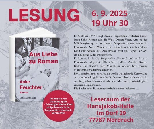Autorenlesung: „Aus Liebe zu Roman“