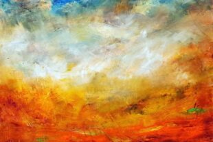 2025-9-24-HA-Kloster-Kunstausstellung Dagmar Reiche-04_kunstreiche_feurig_Acryl-auf-LW_60x80