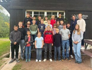 Bläserjugend hat viel Spaß auf dem Unterschembachhof