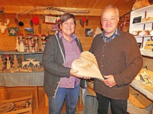 In Rosers Dekoscheune wird Weihnachten gemacht