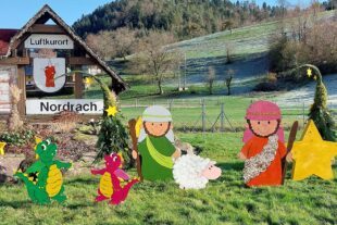 NorDis zauberhafter Rätselweg zur Weihnachtszeit 2025-11-21-NO-mnb- Nordi Ankündigung Ortseingang