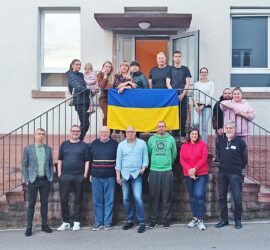 Beim gemeinsamen Abendessen intensiv ins Gespräch gekommen