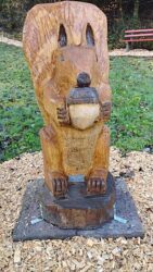 Eichhörnchenpfad erhält neuen Fotopoint und Spielstation