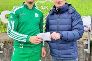 Schöner Nachklang der Jubiläumsfeier 2025-11-28-BI-PB-Verein-DJK-Ball-2025-11-23 Andreas Haas u Paul Himmlesbach 25 Jahre SPENDE.JPG