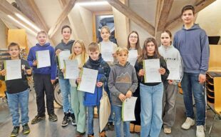 Das Leistungsabzeichen abgelegt