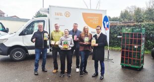 3,8 Tonnen Nudeln und Reis für die Tafeln