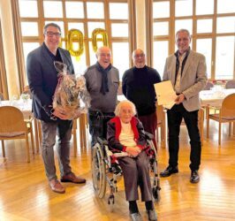 Lina Hertig feierte am Mittwoch ihren 100. Geburtstag