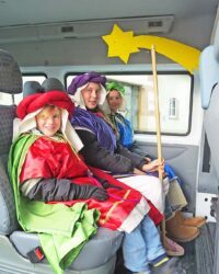 Sternsinger sind bei Frost und Kälte unterwegs