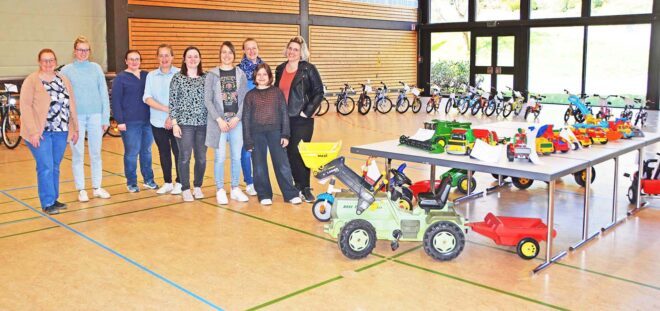 Kinderfahrzeugbörse mit neuen Zeiten