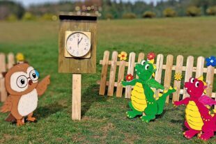 2026-3-11-NO-Touristen-Info NO-Nordi Osterweg Eröffn-Die Eule Eulalia weiß wie die Uhr funktioniert