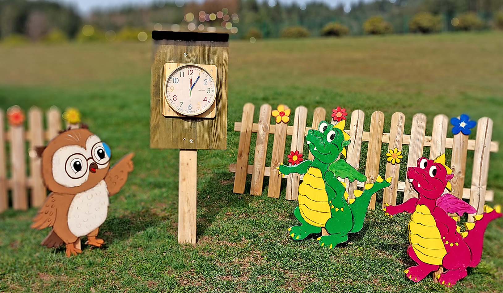 2026-3-11-NO-Touristen-Info NO-Nordi Osterweg Eröffn-Die Eule Eulalia weiß wie die Uhr funktioniert