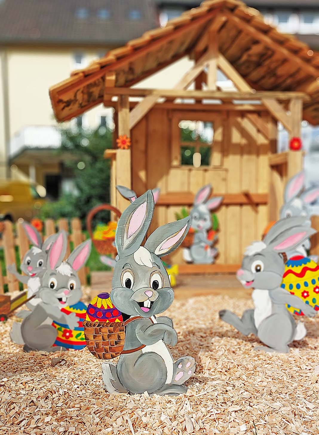 2026-3-11-NO-Touristen-Info NO-Nordi Osterweg Eröffn-Natürlich dürfen die Osaterhasen auf dem NorDi Weg nicht fehlen!