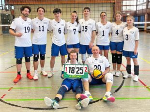 Volleyballteams mit Erfolgen bei den letzten Heimspieltagen