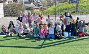 Kindergarten Wirbelwind beteiligt sich an der Kreisputzete