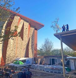 Neuer Bouldergarten des Alpenvereins nimmt Form an