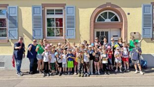 Biberacher Narrensome zu Besuch im Ortenberger Narrenmuseum