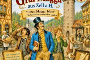 „Graf Magga“ – Zeller Geschichte zum Schauen, Lesen, Miterleben 2026-5-15-ZE-prvat-Grafik-Graf_Magga_Cover_Entwurf