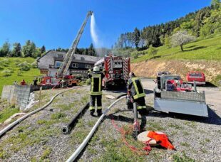Frühjahrsübung der Feuerwehr im vorderen Schottenhöfental